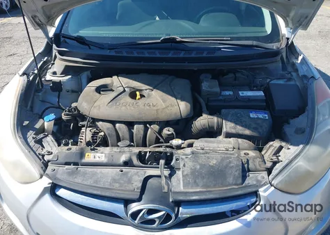 2012 Hyundai Elantra Gls (Ulsan Plant) из США, поврежденный, VIN KMHDH4AEXCU420000